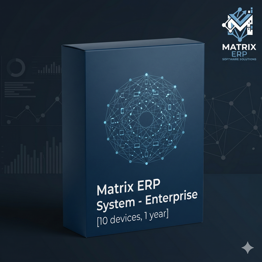 Matrix ERP System - Enterprise 1 year