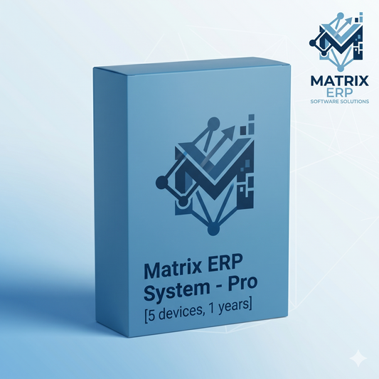 Matrix ERP System - Pro 1 year