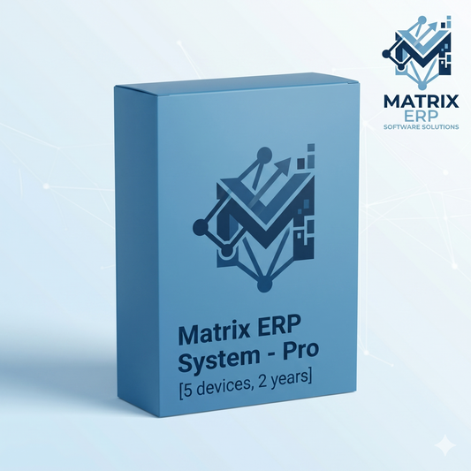 Matrix ERP System - Pro 2 years