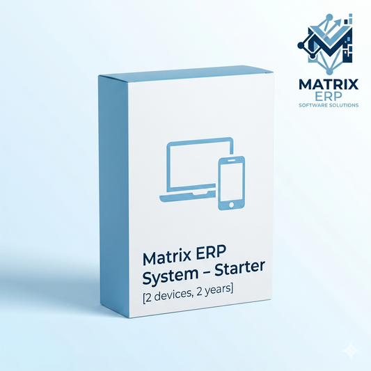 Matrix ERP System - Starter 2 year